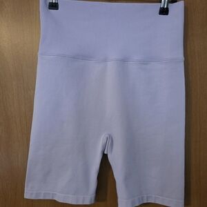 PINK VICTORIAS SECRET Lavender Bike Shorts Active Yoga Size S